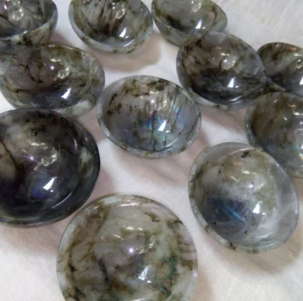 Natural Labradorite Crystal Bowls