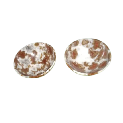 Polished Jasper/Agate brown Bowls - Natural Earth Tone Crystal Dishes