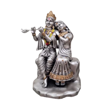 Radha Krishna Idol Playing Flute