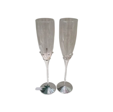 Royal Silver Glass Set - Pair