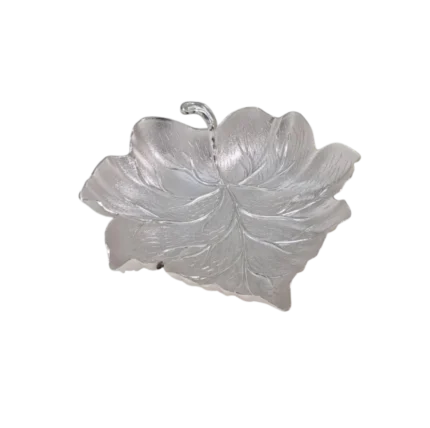Luxury Silver Maple Leaf Tray