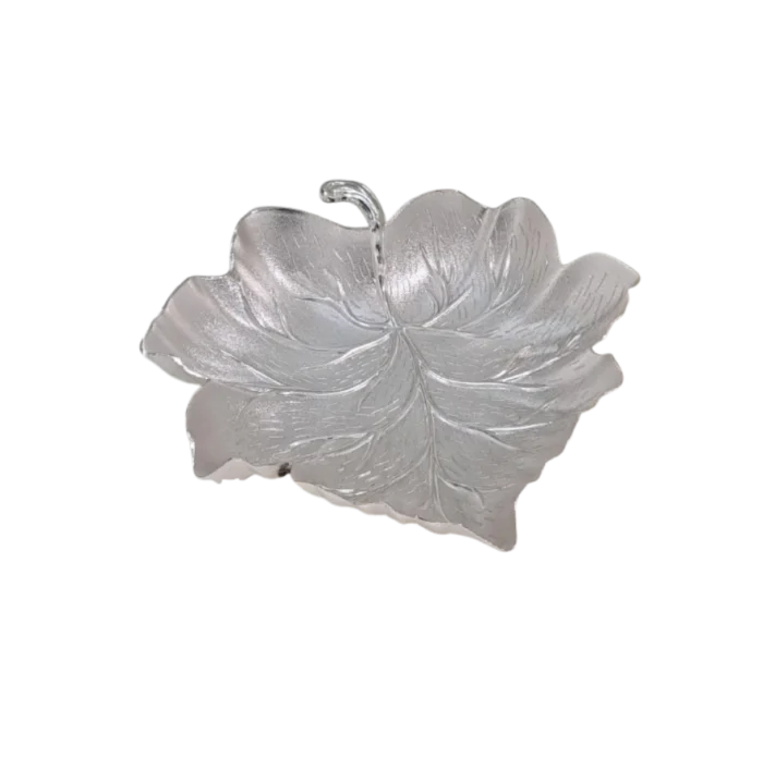 Luxury Silver Maple Leaf Tray - Image 1