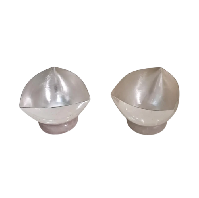 Contemporary Silver Orb Bowls - Image 1